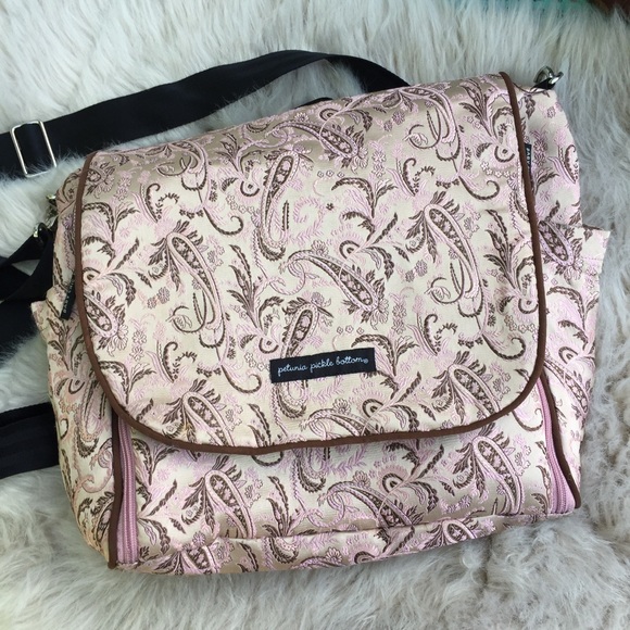 petunia pickle bottom pink diaper bags